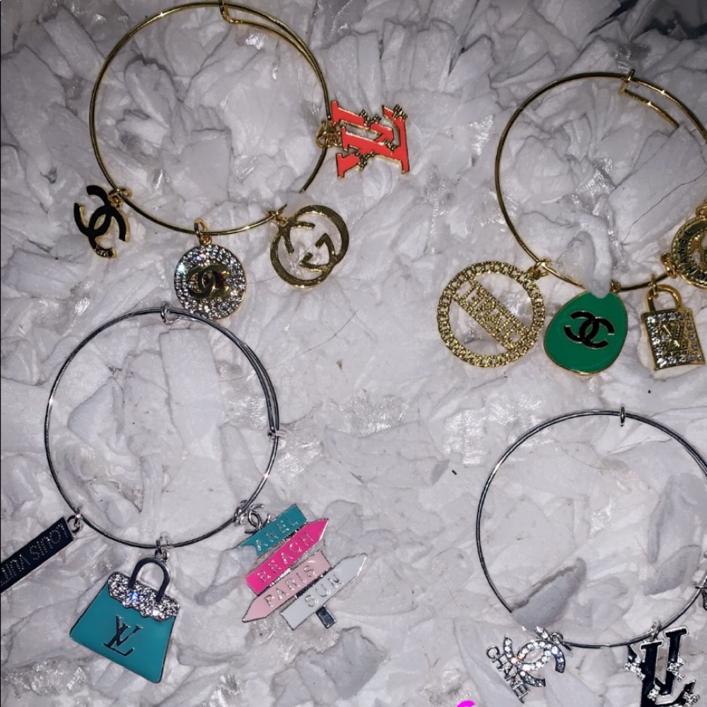 Designer charm bracelets